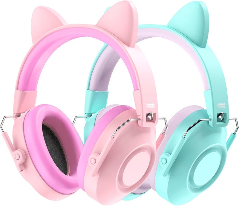 Dr.Meter Ear Muffs for Noise Reduction: 32SNR Noise Cancelling Headphones for Kids Toddlers, Kids Ear Protection for Austism Sensory Fireworks Concerts Focus Cute Xmas Gifts for Girls - Image 1